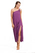 Gottex Luma One Shoulder Sarong Style Maxi Dress
